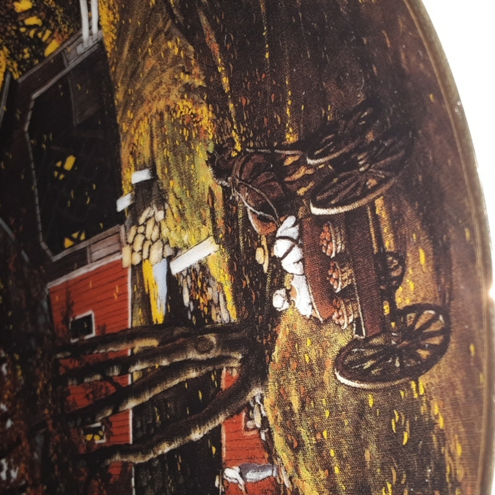 "The Old Covered Bridge" - Paul Mac Williams. Franklin Mint Heirloom plate